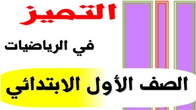 مذكرة الرياضيات للصف الاول الابتدائي ترم اول 2024 / 2025 pdf