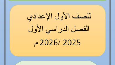 مذكرة لغة عربية اولى اعدادي ترم اول 2026 pdf مستر جمعة قرني لبيب