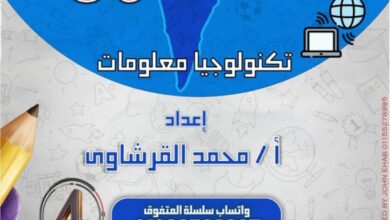 مراجعه تكنولوجيا للمعلومات والاتصالات للصف الرابع الابتدائي الترم الثاني 2025 pdf شهر فبراير